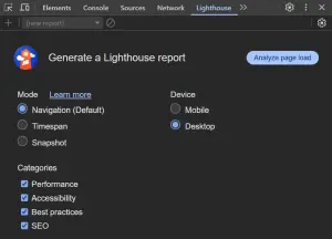 how to use lighthouse